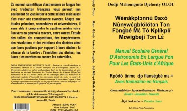 Révolution éducative africaine : Djehouty OLOU Dodji lance un manuel d'astronomie en langue fon
