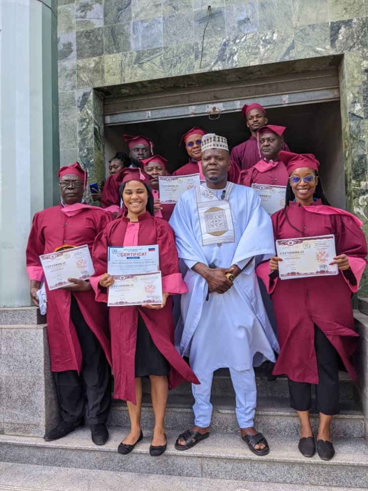 Cameroun - Centre linguistique Russe : Remise des attestations à la première promotion d’apprenants de niveau A1