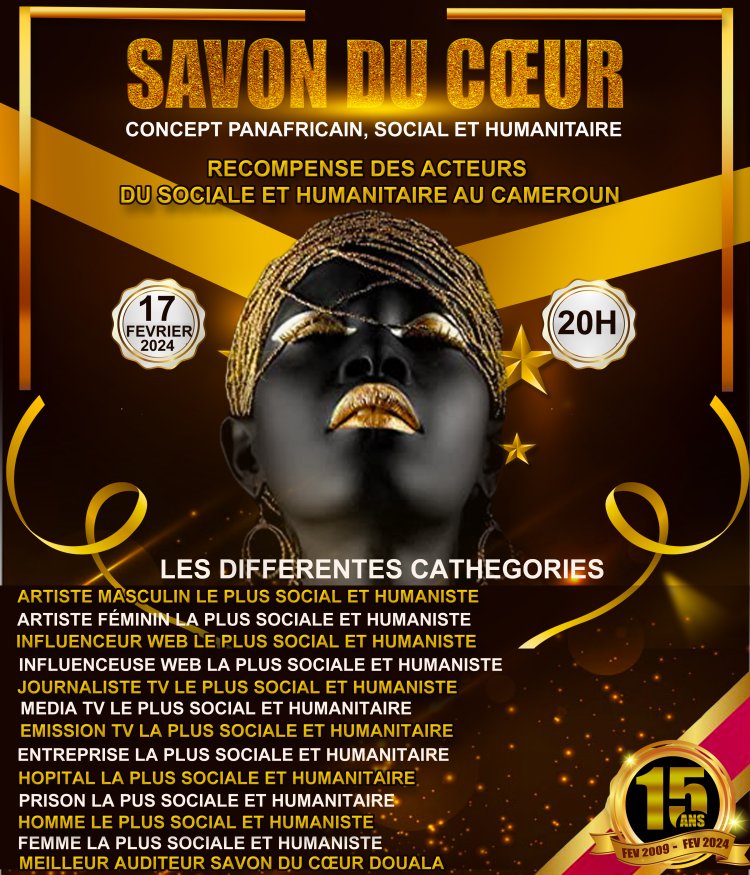 Le Savon du Cœur - 15 ans de Solidarité, d'Amour et d'Engagement Humanitaire Panafricain