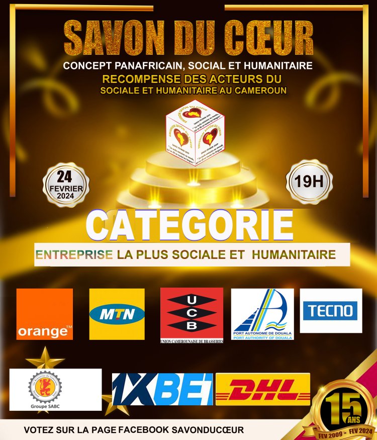 Le Savon du Cœur - 15 ans de Solidarité, d'Amour et d'Engagement Humanitaire Panafricain