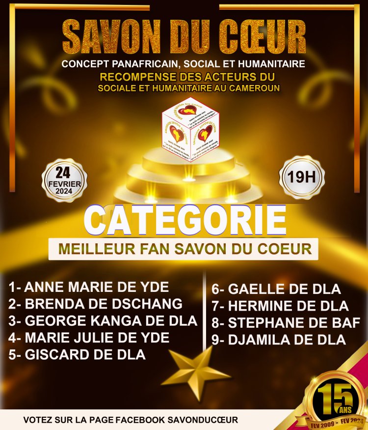 Le Savon du Cœur - 15 ans de Solidarité, d'Amour et d'Engagement Humanitaire Panafricain