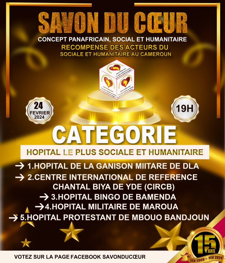 Le Savon du Cœur - 15 ans de Solidarité, d'Amour et d'Engagement Humanitaire Panafricain