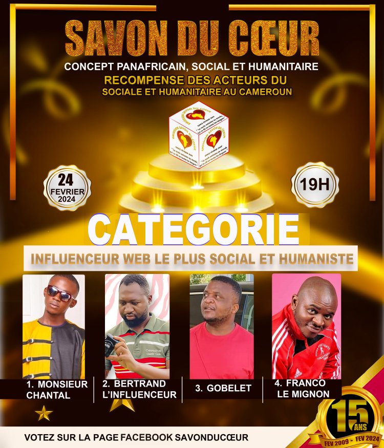 Le Savon du Cœur - 15 ans de Solidarité, d'Amour et d'Engagement Humanitaire Panafricain