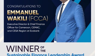 L'Afrique célèbre l'excellence financière : Emmanuel Wakili, un modèle pour la nouvelle génération